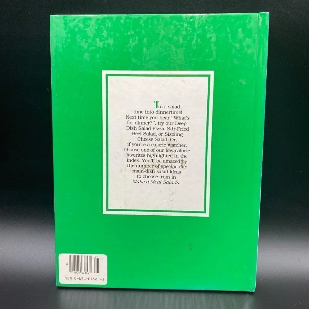 Vintage Better Homes & Gardens Make-A-Meal Salads Cookbook